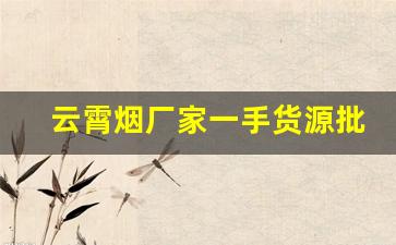 云霄烟厂家一手货源批发市场无中间商赚差价-哪里能找到靠谱的云霄烟批发店