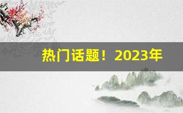 热门话题！2023年红梅香烟哪里有批发“充类至尽”