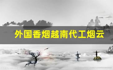 外国香烟越南代工烟云霄香烟免税烟批发-越南95至尊香烟多少钱一条