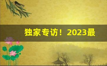 独家专访！2023最新云霄香烟货源“窗间过马”