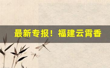 最新专报！福建云霄香烟一手货源高质量货源诚招代理！“博采众长”