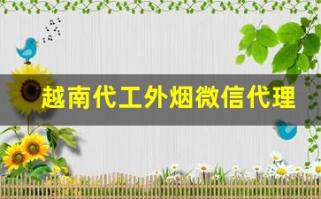 越南代工外烟微信代理一手货源-越南代工烟怎么销售