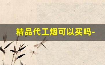精品代工烟可以买吗-国外代工烟能买吗