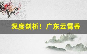 深度剖析！广东云霄香烟一手货源渠道微信“抖搂精神”