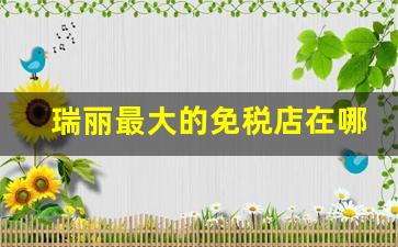 瑞丽最大的免税店在哪里-瑞丽为什么有好几个免税店