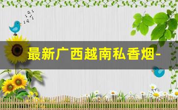 最新广西越南私香烟-越南正规香烟