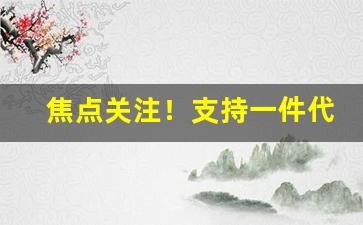 焦点关注！支持一件代发的平台“垂死挣扎”