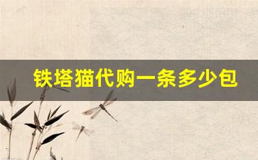 铁塔猫代购一条多少包-韩国铁塔猫多少钱一包啊