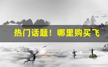 热门话题！哪里购买飞机烟“发愤自厉”