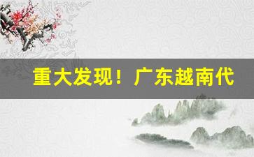重大发现！广东越南代工香烟厂家“抱痛西河”
