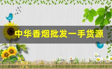 中华香烟批发一手货源零售-中华烟正品厂家直销