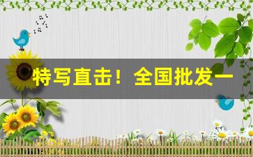 特写直击！全国批发一手货源微商代理“风云变色”