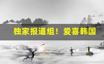 独家报道组！爱喜韩国代购“割股疗亲”