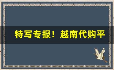 特写专报！越南代购平台“断而敢行”