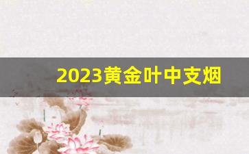 2023黄金叶中支烟价格表-黄金叶烟2024价目表