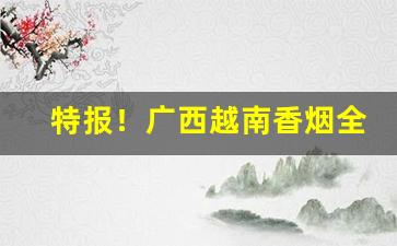 特报！广西越南香烟全国代发“多藏厚亡”