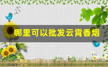 哪里可以批发云霄香烟买烟酒在哪个网上买-云霄烟销售热线电话