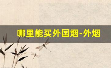 哪里能买外国烟-外烟排行榜及价格表