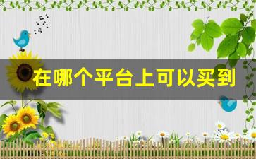 在哪个平台上可以买到正品-哪个平台买正品比较靠谱