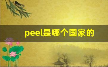 peel是哪个国家的品牌-pelece是哪个国家的品牌