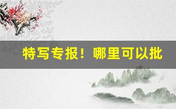特写专报！哪里可以批发香烟“八百姻娇”