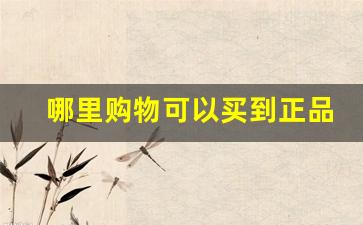 哪里购物可以买到正品-如果想买东西在哪里才能买到正品