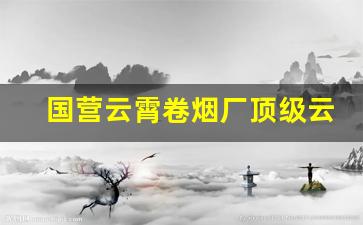 国营云霄卷烟厂顶级云霄香烟一手货源2022-云霄自产烟哪里可以批发呀